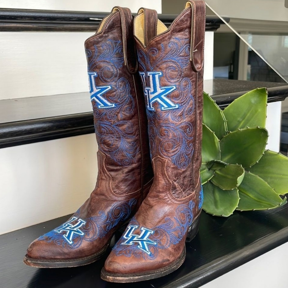 NWT Women's University of Kentucky Gameday Cowboy Boots - Picture 10 of 12